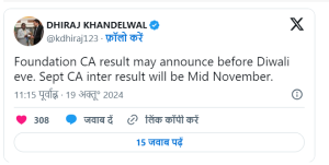 Dhirj Khandelwal Twit