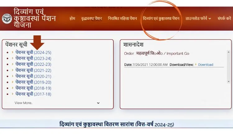 विकलांग पेंशन लिस्ट 2024-25: विकलांग पेंशन www.swavlambancard.gov.in लिस्ट में नाम कैसे चेक करें Skill Job viklang pension yojana