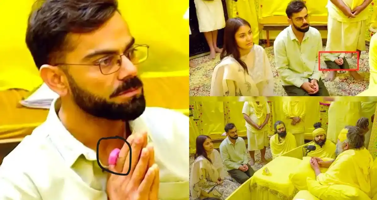 Virat Kohli spotted in Premanand Maharaj ashram